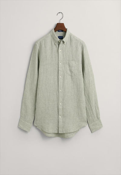 REG LINEN STRIPE SHIRT
