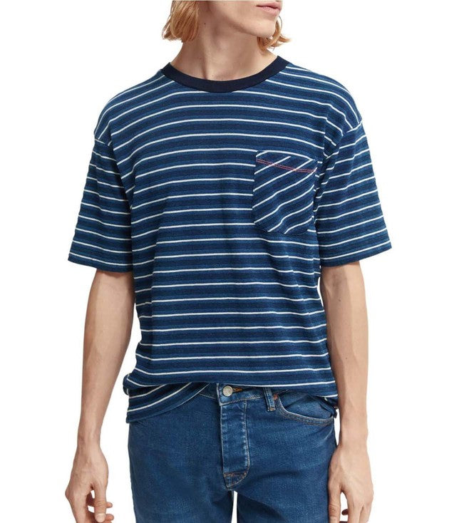 Comfortable T-shirt made from a cotton and linen blend