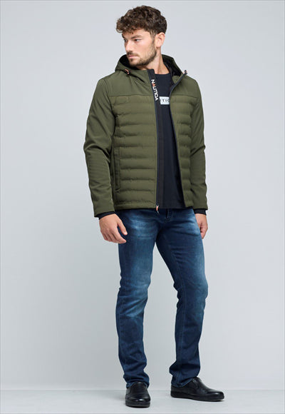N.S-DETACHABLE HOODED SHERPA B