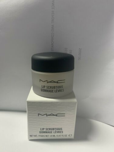 Mac Lip Scrubtious Sweet Vanilla 0.47 oz / 14 ml New in Brush Box
