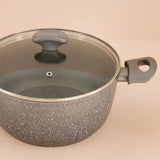Cooker size 20 with metal glass lid