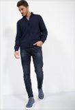 N.S-KNITTED CARDIGAN-NAVY