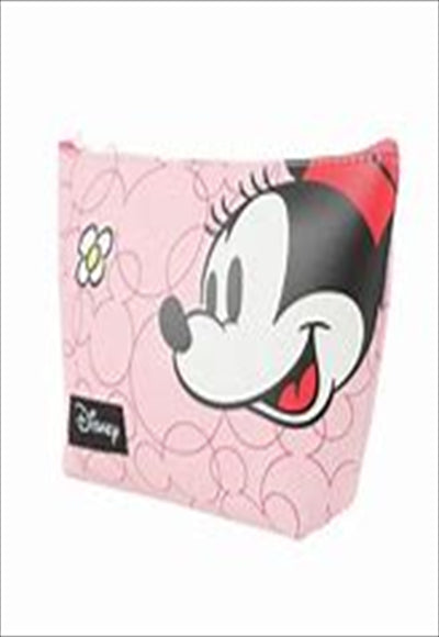 حقيبة كمبيوتر محمول شبه منحرف من مجموعة ميكي ماوس (وردي)