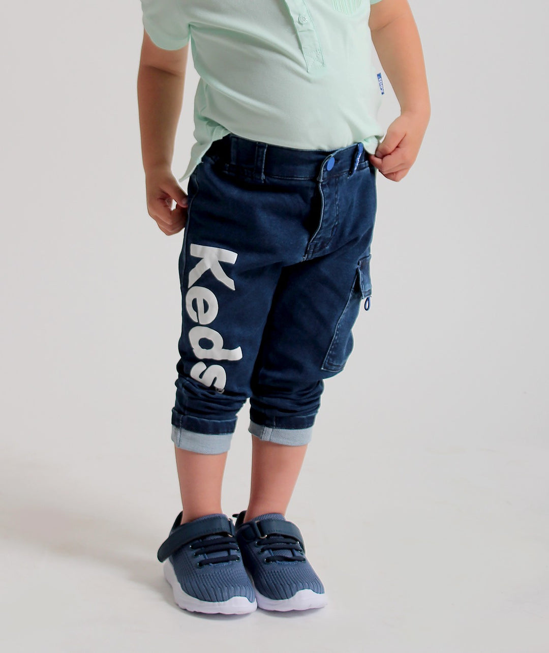 Stretch jeans + elastic waistband