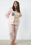 LIC SNOOPY LS PANT SET