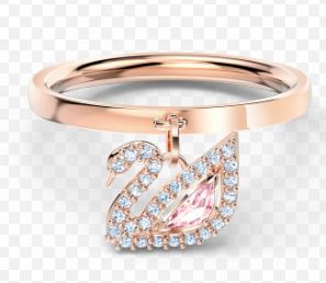 Swarovski Gem Dazzling Swan Woman Ring