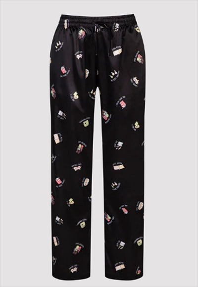 بنطلون نوم ستان بثيم الصداقة