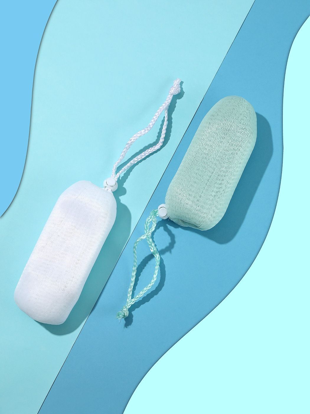 كيس صابون شبكي معلق