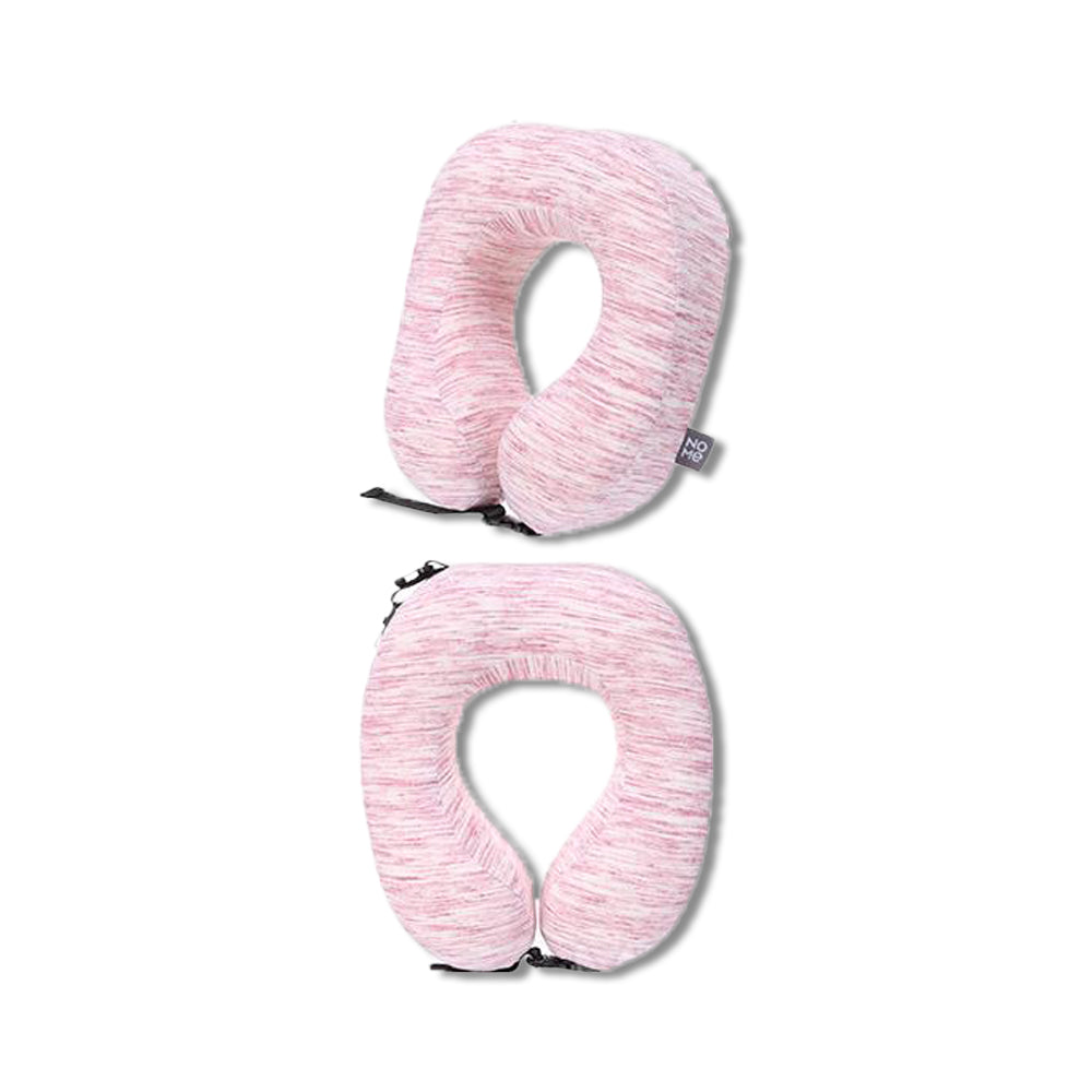 وسادة رقبة محمولة (وردي)