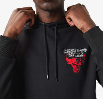 Black hoodie with the Chicago Bulls NBA team logo