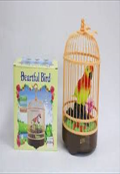 Musical bird with cage