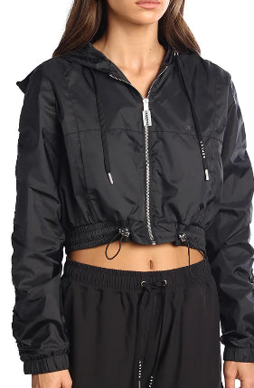 هوديي مع صغار صغير على سحاب الصدر