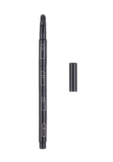 فرشاة مكياج صغيرة متعددة الوظائف 4 في 1