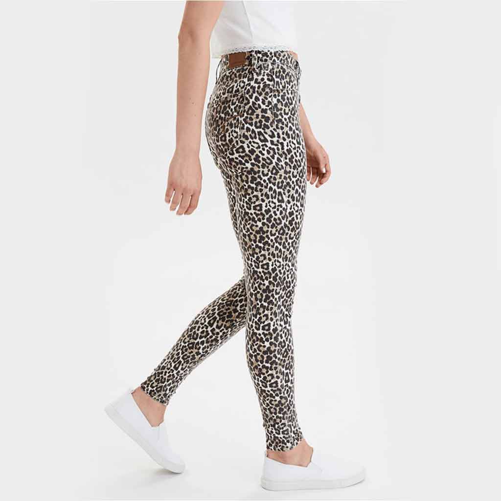 بنطال خصر عالي