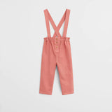 Cotton pants with suspenders