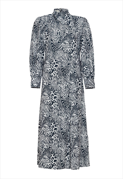 فستان منقوش