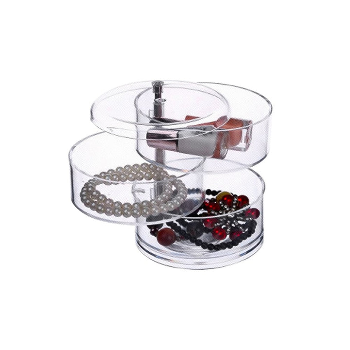 Rotating jewelry storage box