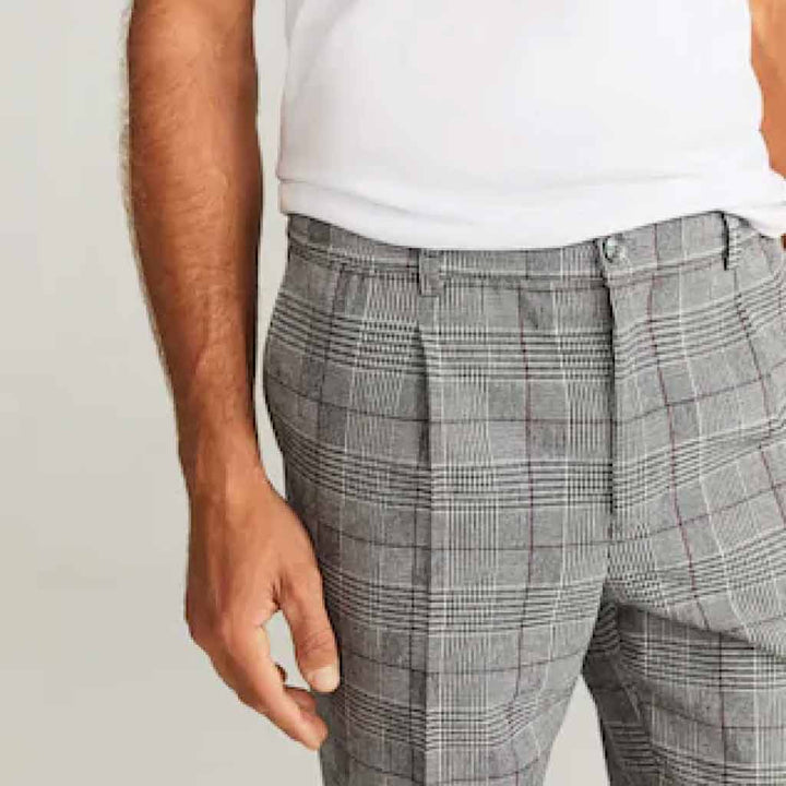 بنطال بتلوين مربعات