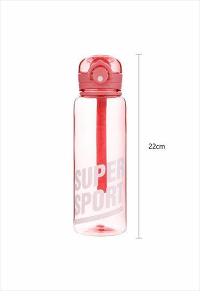 زجاجة تريتان كذاب مع حزام 700 مل (أحمر)