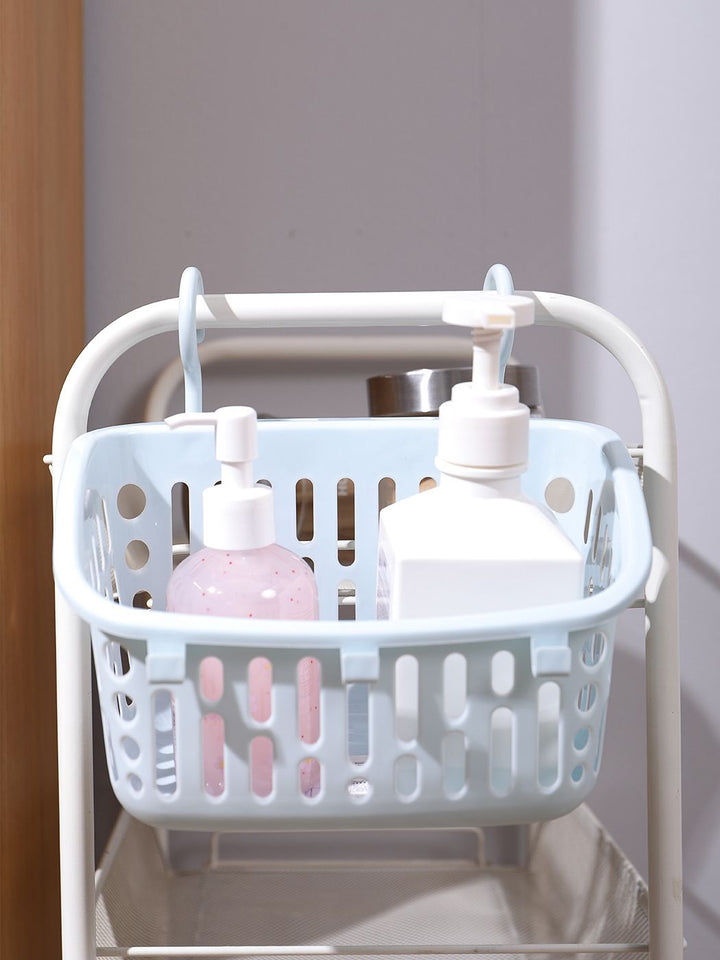 سلة معلقة للتخزين قابلة للتكديس (أزرق)