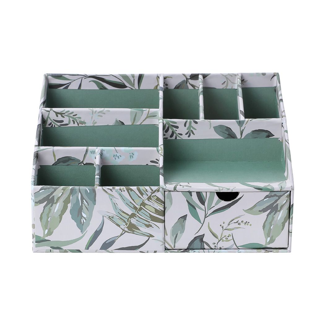 منظم تخزين من الورق المقوى بأقسام مقسمة