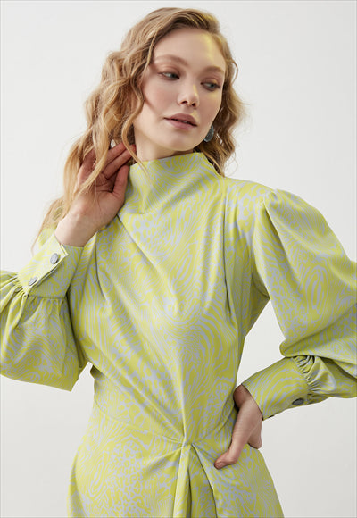 فستان منقوش