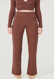 Waist Fold Knitted Trousers