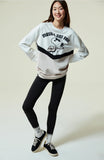 SNOOPY graphic oversized hoodie