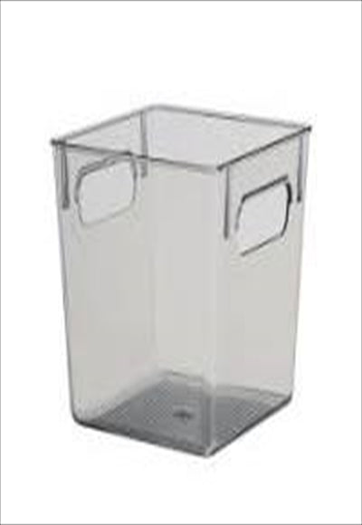 Square Shape Storage Box (S) Transparent Series (Transparent Gray)
