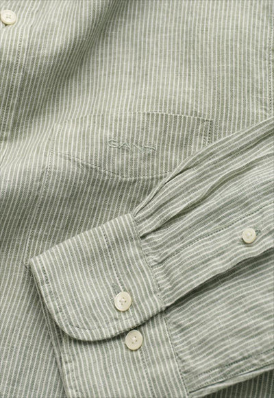 REG LINEN STRIPE SHIRT