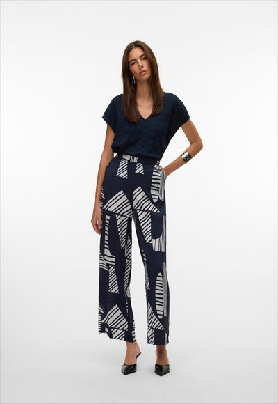 VMJOSIE HW WIDE PANT WVN GA
