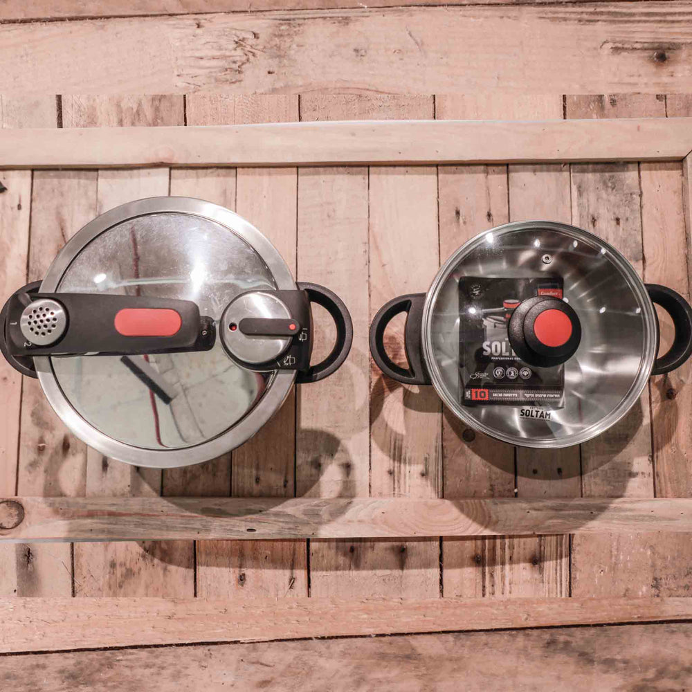 مجموعةطنجرة ضغط 2 قطع 4لتر+7لتر