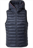 WW0WW40779 DW5 LW PADDED GLOBAL STRIPE VEST