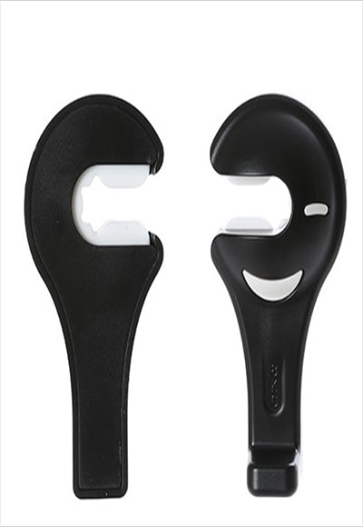 Simple Car Headrest Hanger Hook 2 Pack (Black)
