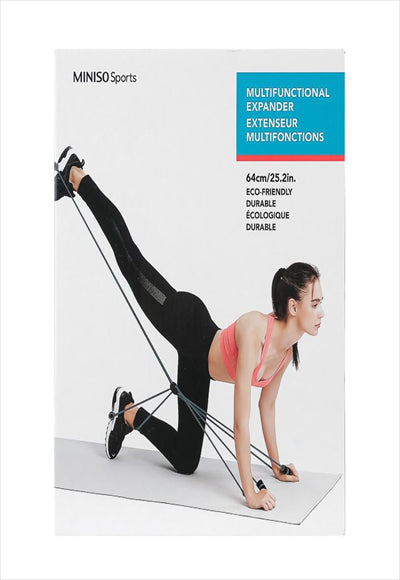 موسع مطاطي لأحزمة المقاومة الرياضية من MINISO (أزرق داكن)