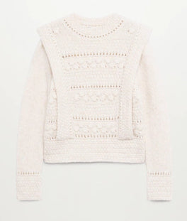 بلوزة صوف قصيرة