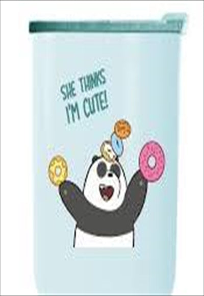 Large Capacity Plastic Water Bottle (800ml) (Panda)
