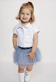 Tiered tulle baby skirt