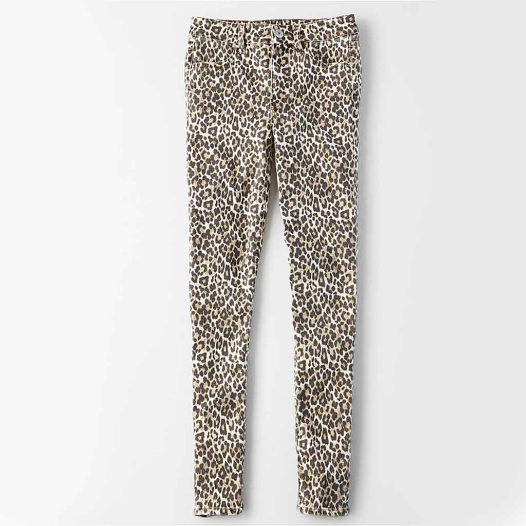 بنطال خصر عالي