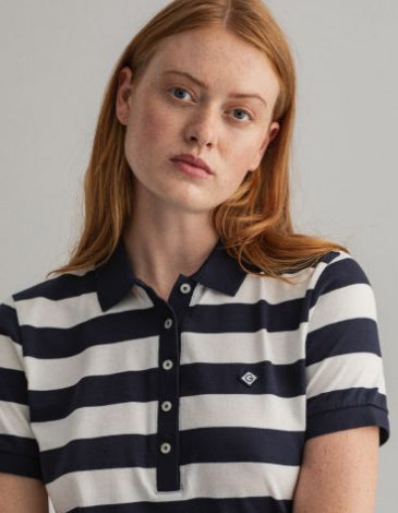 D1. BAR STRIPED SS POLO