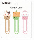 Milk tea series paper clips