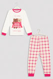 4-piece girl's pajama set