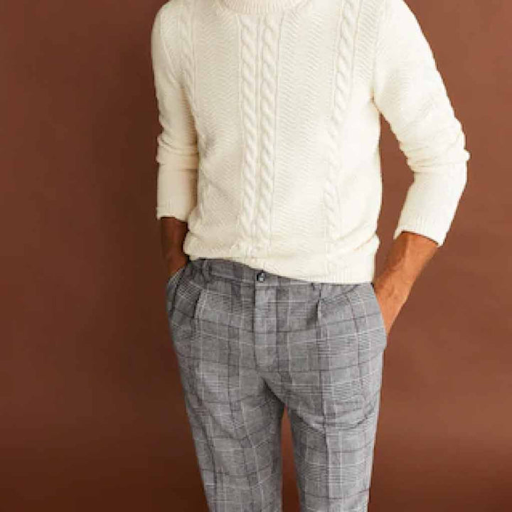 بنطال بتلوين مربعات