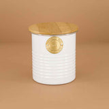 Sugar box with bamboo lid
