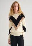 Winter blouse with distinctive colors and consistency