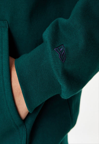 هودي اخضر غامق