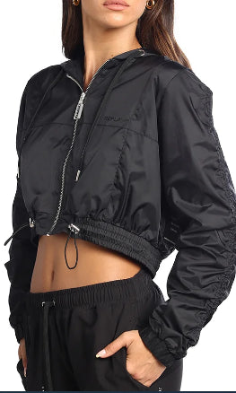 هوديي مع صغار صغير على سحاب الصدر