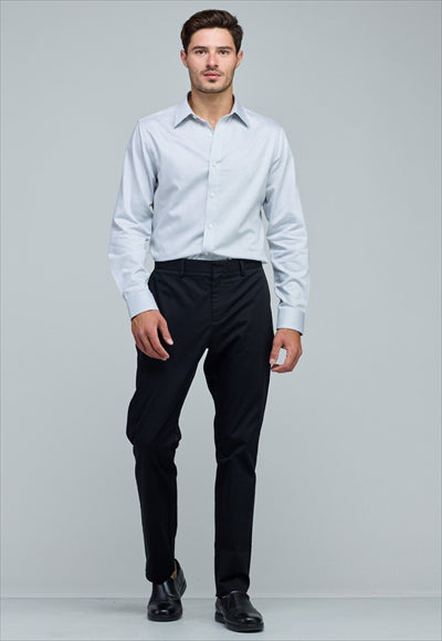 N.S-CHINO PANTS-BLACK