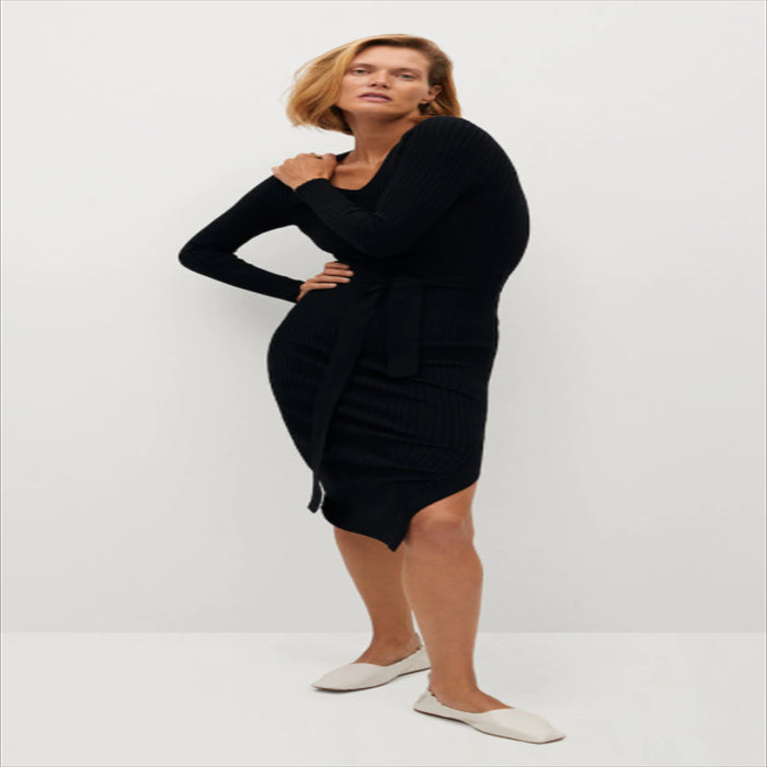 فستان صوف طويل