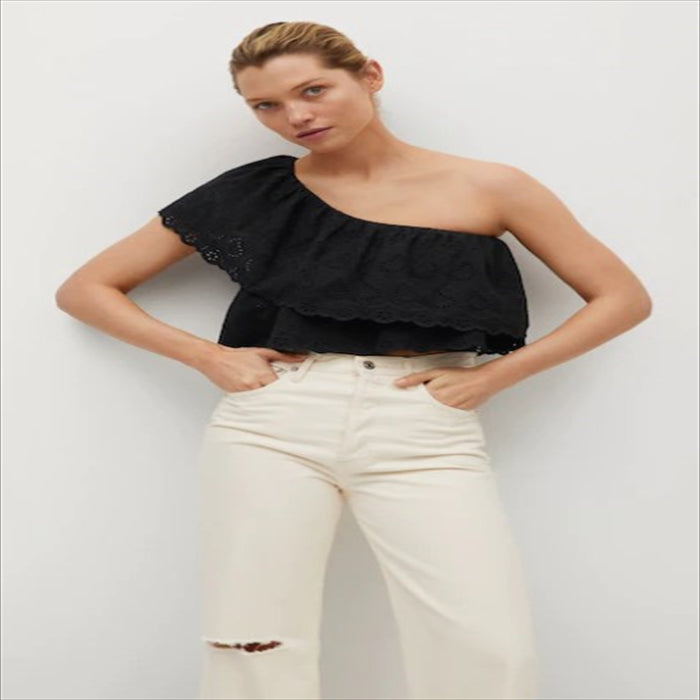 Off-the-shoulder blouse